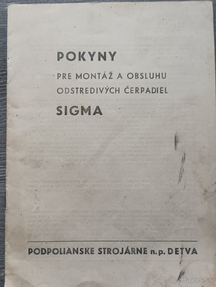 Staré návody - 2