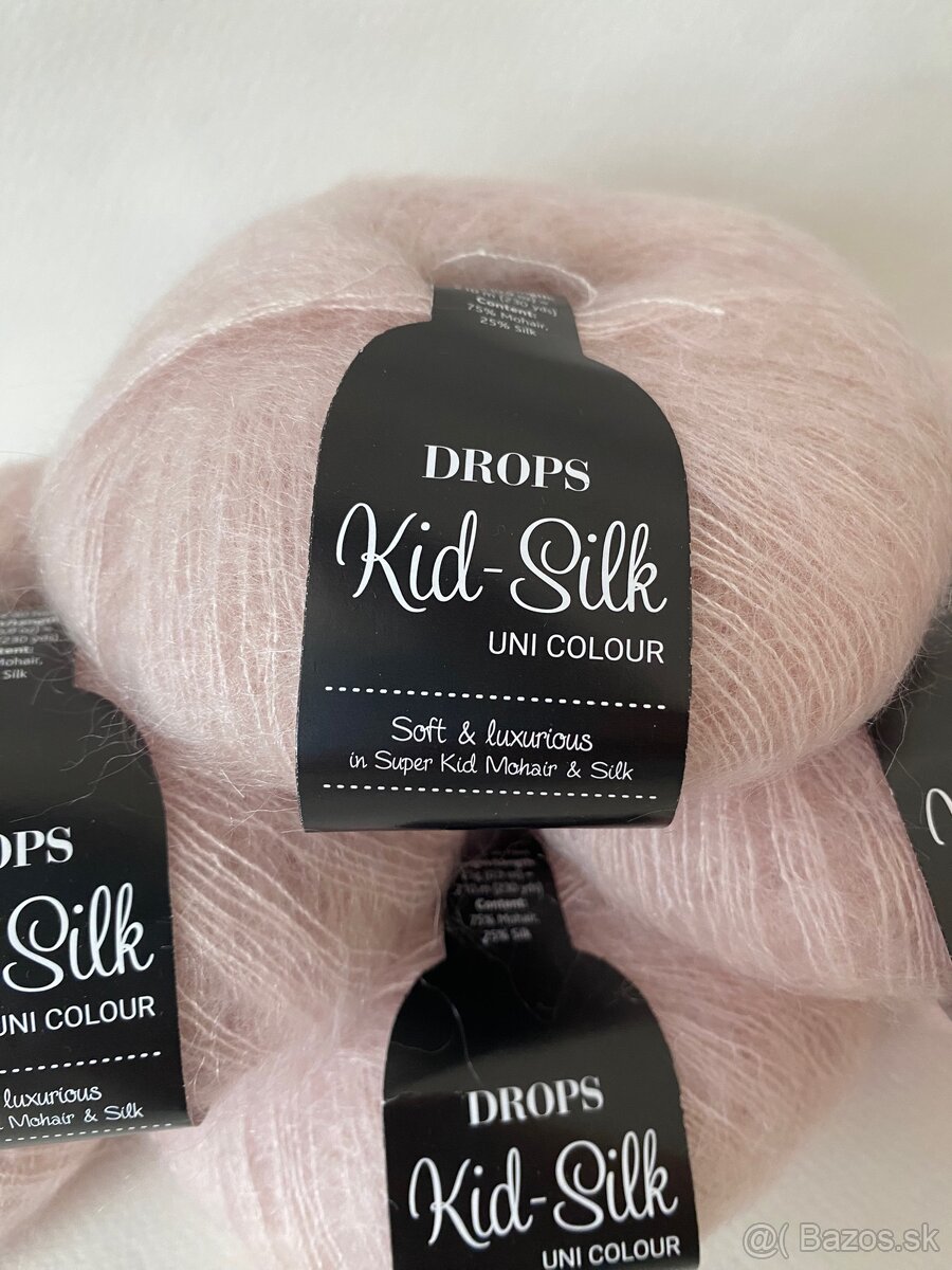 Predám priadzu Drops Kid-Silk - 2