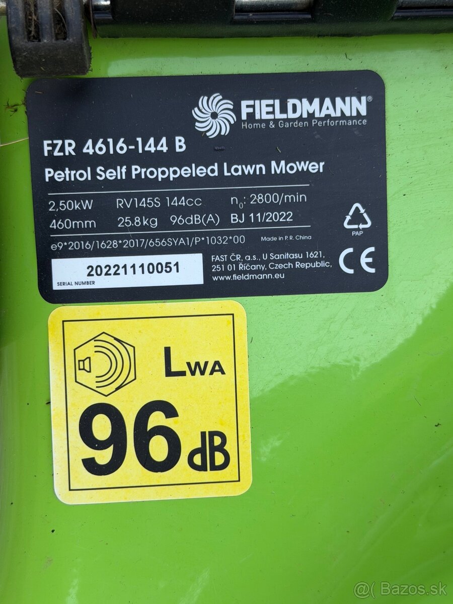 Benzínová kosačka fieldmann - 2