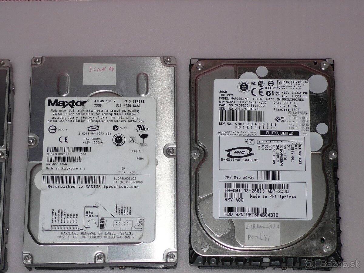 Predám Ultra SCSI harddisky - 2