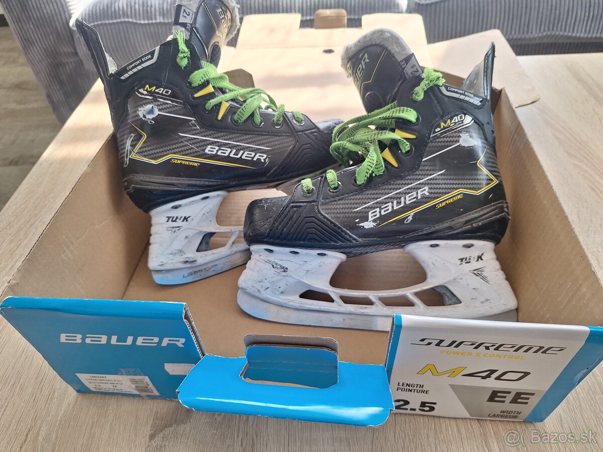 Predám korčule Bauer M40 junior 35,5 - 2