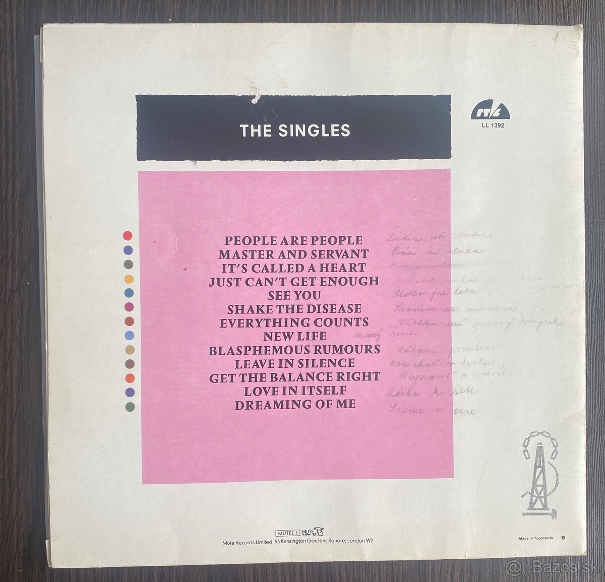 Depeche Mode-The Singles 81 → 85 - 2