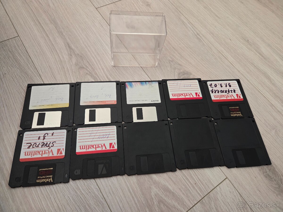 40ks 3,5" 1,44MB diskiet, otestované, naformátované - 2