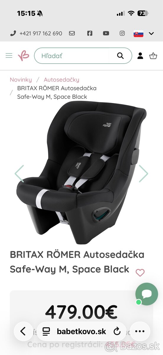 Autosedačka Britax Römer - 2