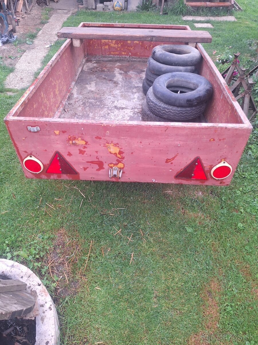 Vlecka za malotraktor, štvorkolku - 2