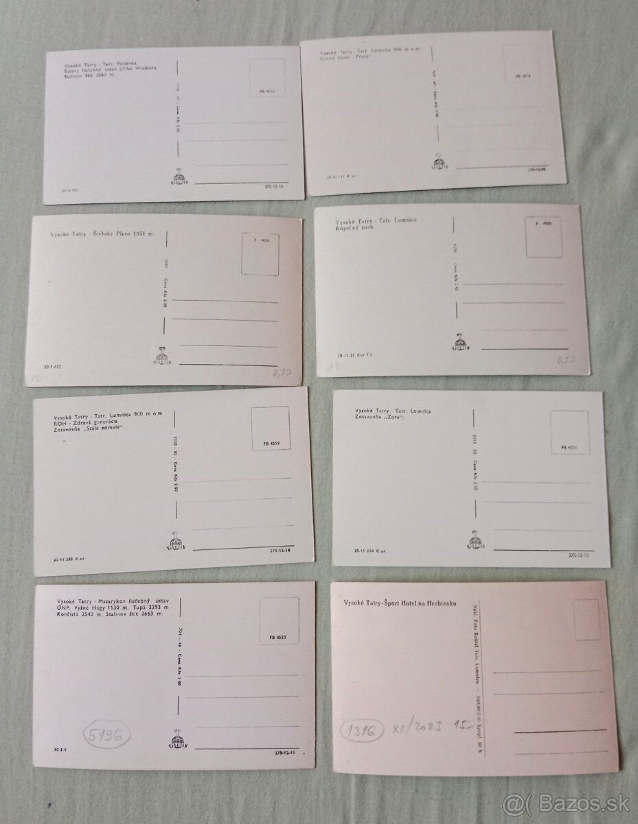 Predám pohľadnice Vysoké Tatry - 2