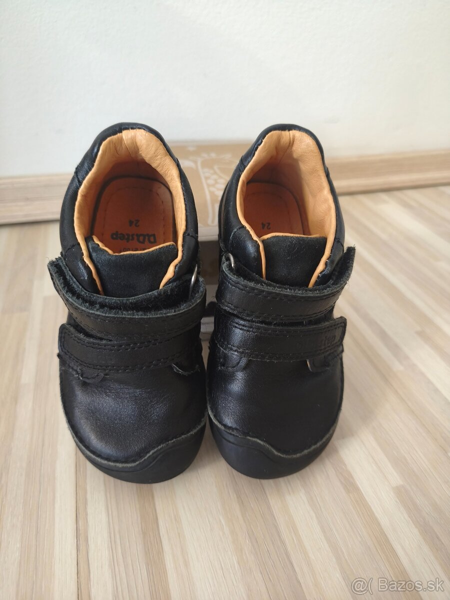 Detské kožené barefoot topánky D.D.STEP - 2