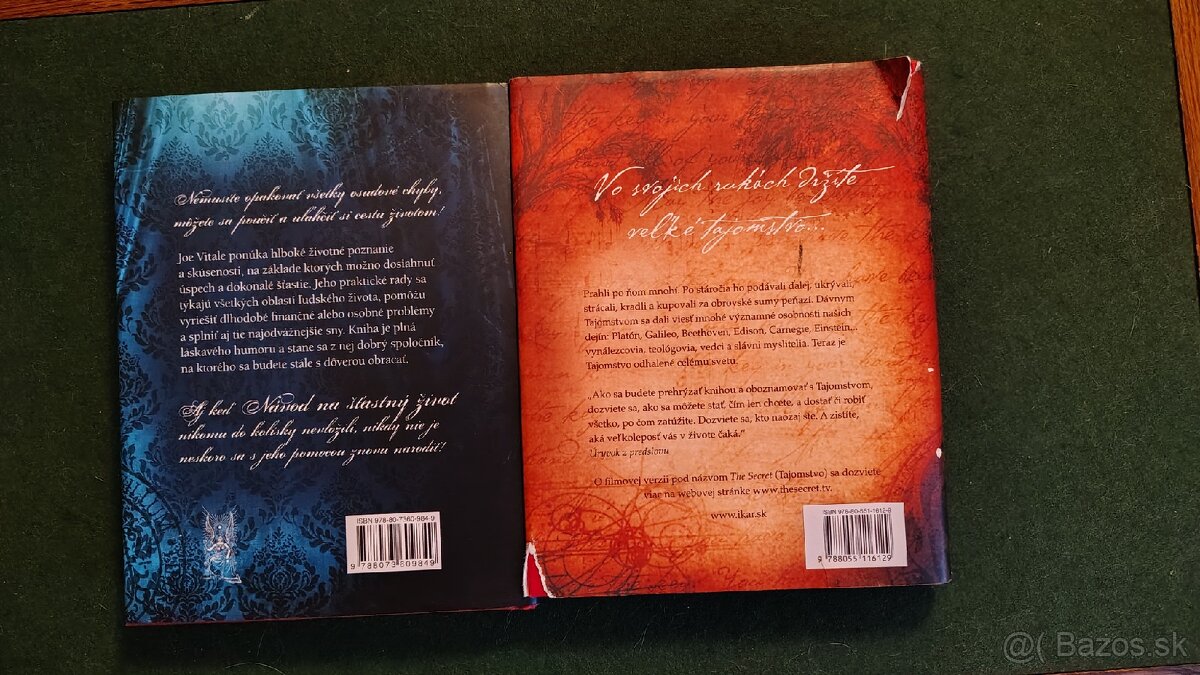 Motivačná literatúra Joe Vitale a Rhonda Byrne. - 2