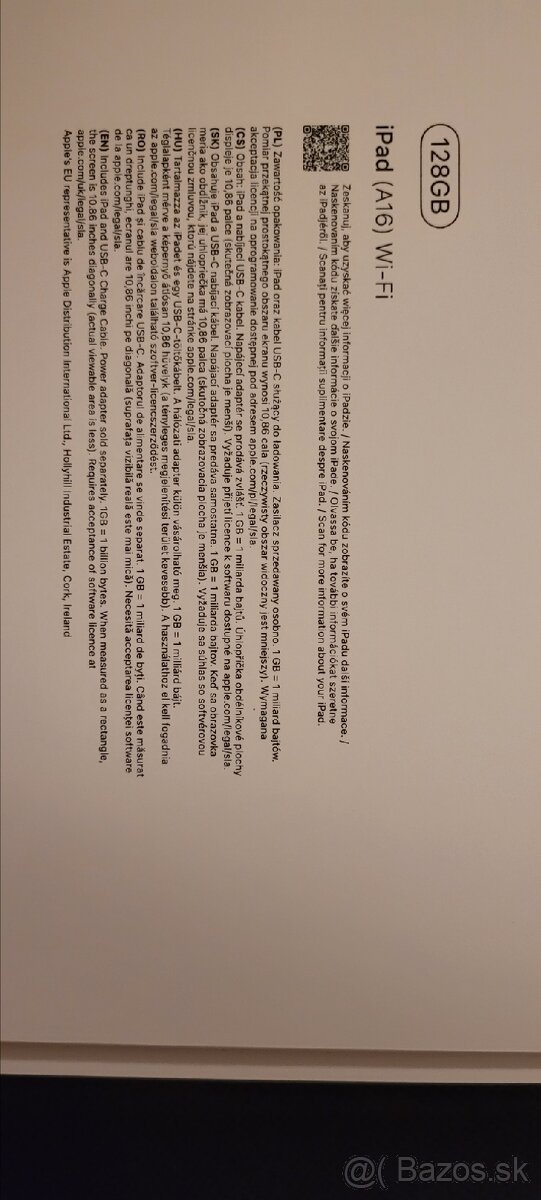 iPad A16 WiFi 128GB - 2