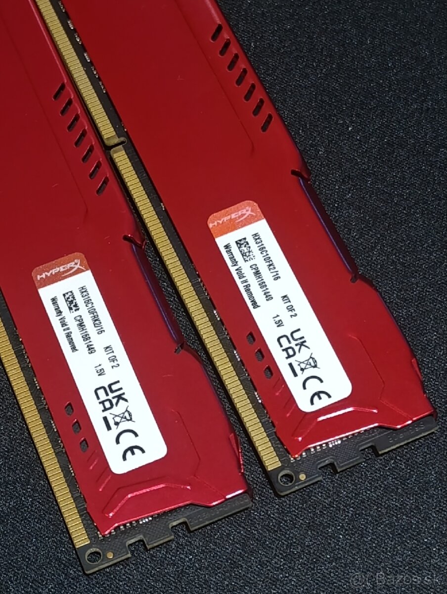 HyperX Fury 16GB DDR3 RAM Kit (2×8GB) - 2