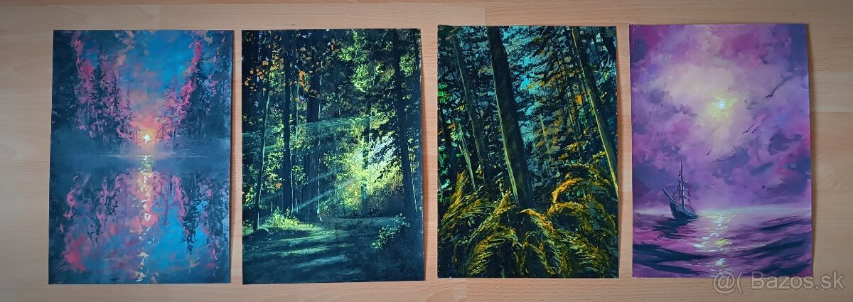 Akrylové obrazy 40x30cm 2 - 2