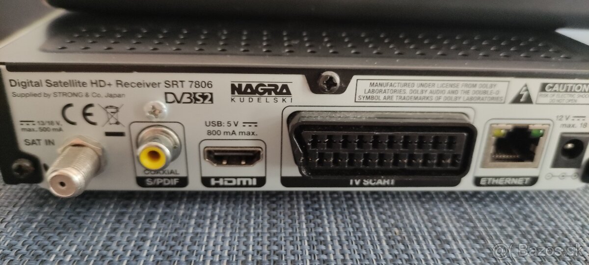 Sat. prijímač Strong 7806 - 2