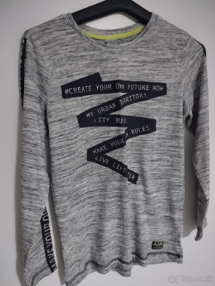 Tričko s dlhým rukávom,nátelník. - 2