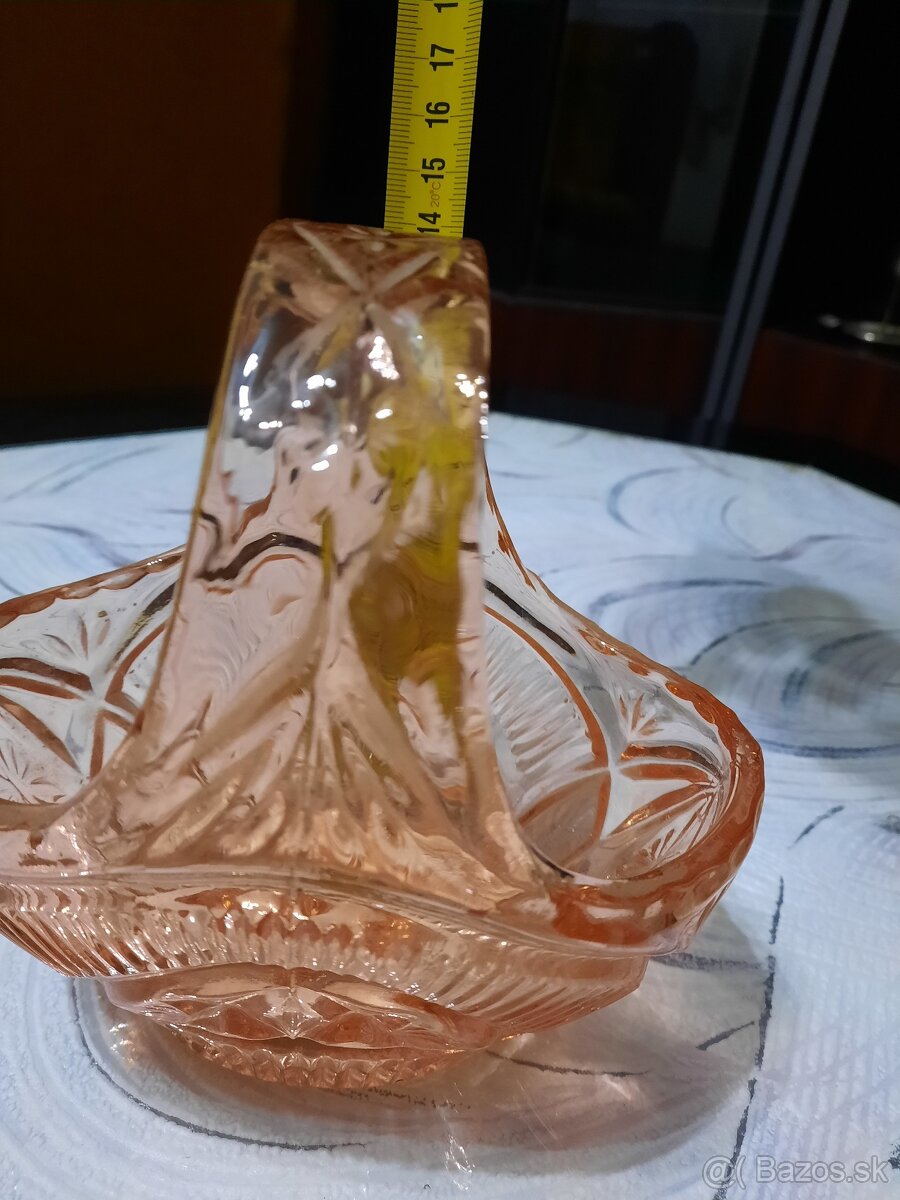 Retro košík a cukornička. - 2