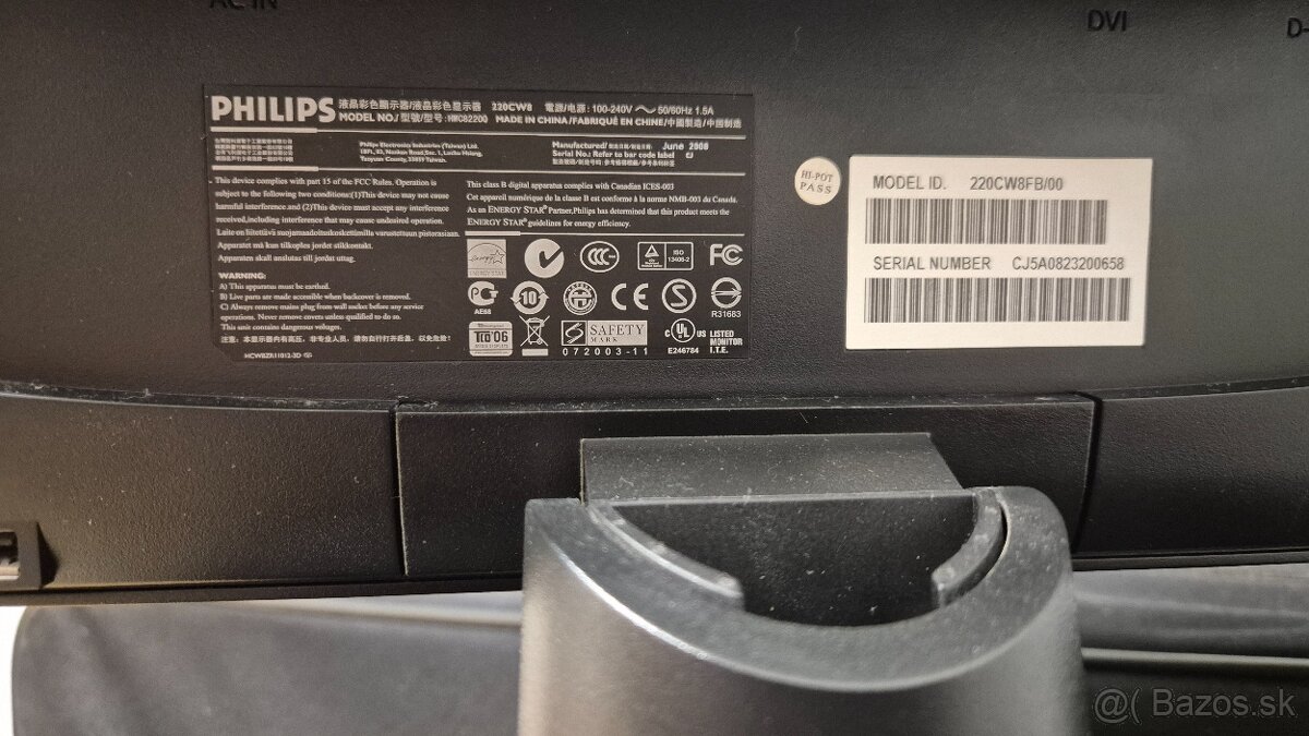 Predam monitor Philips - 2