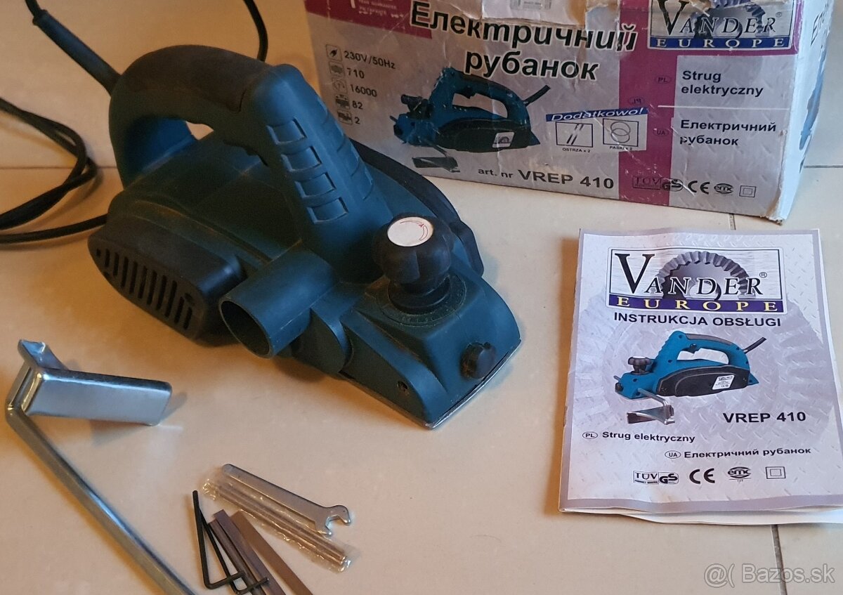 Elektrická leštička, elektrický hoblík, ručné hoblíky. - 2