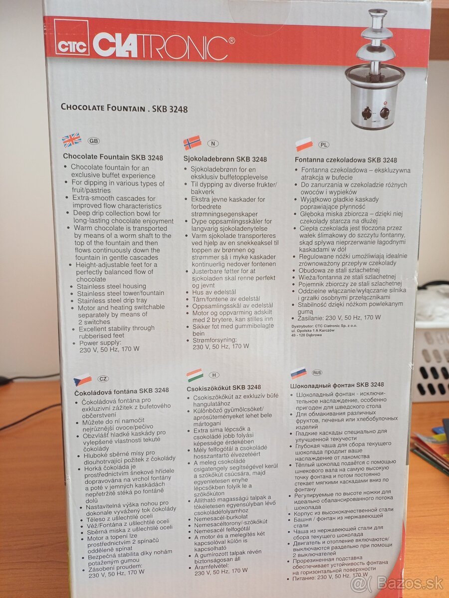 Fontána na čokoládu - 2