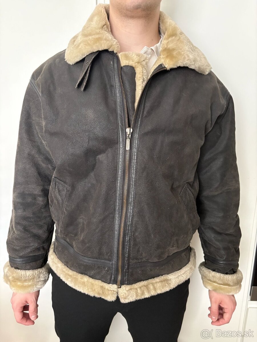 Kožená bunda Pilot / B3 Shearling style - 2