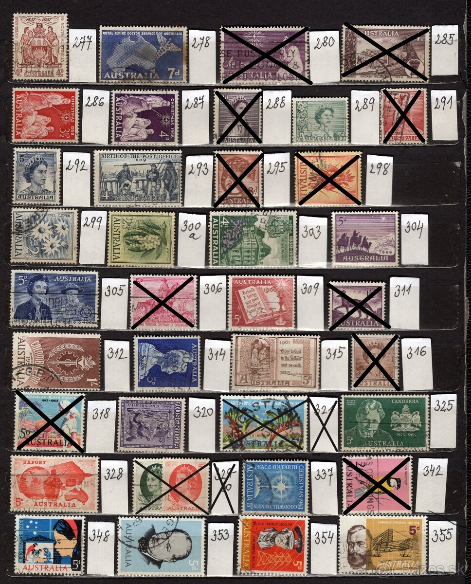 B Austrália (à 0,10 €) - 2
