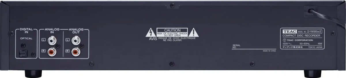 TEAC CD-RW 890 MKII - prehrávač a CD rekordér - 2