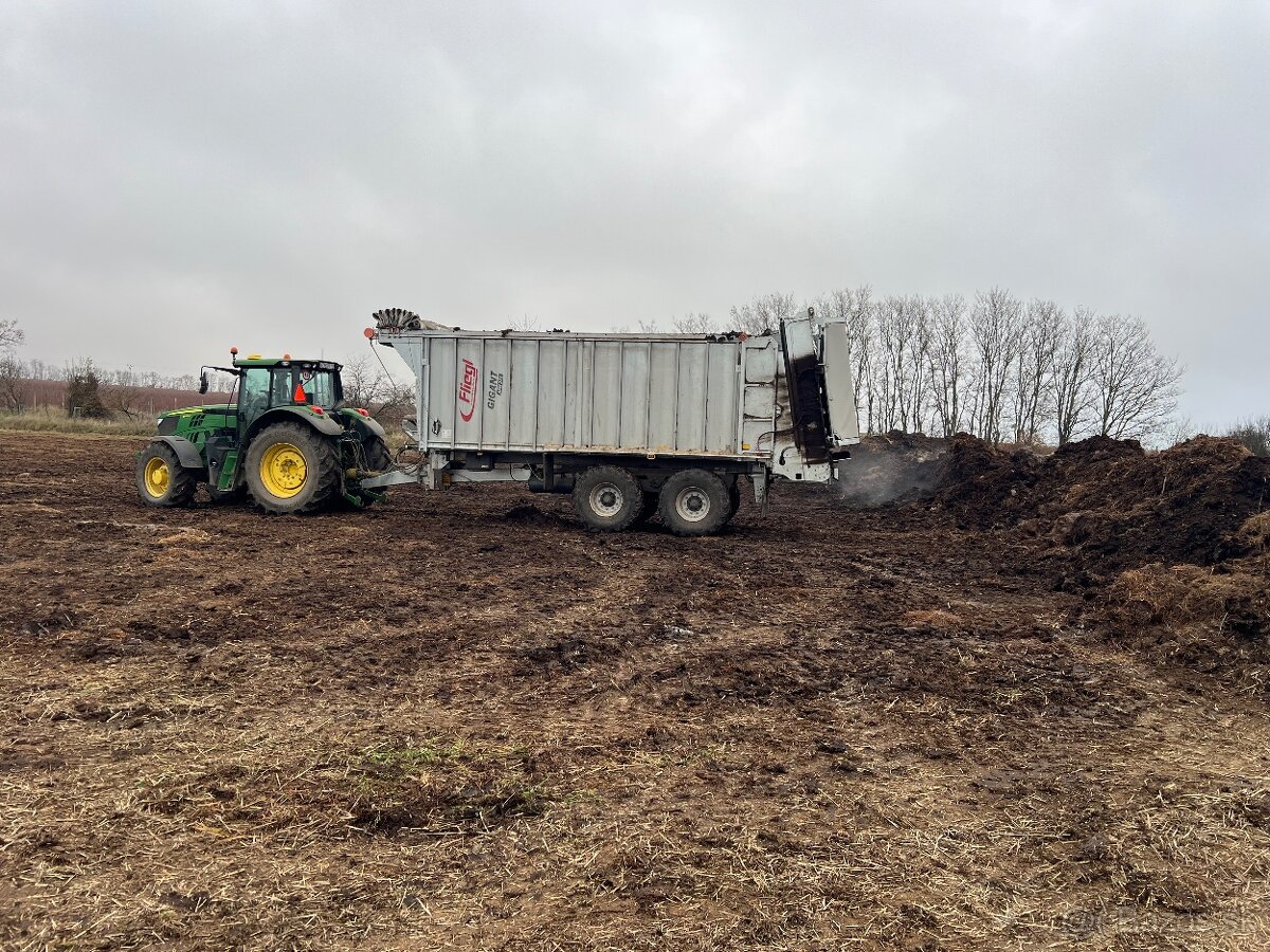 Rozmetanie mastalné hnoja - 2