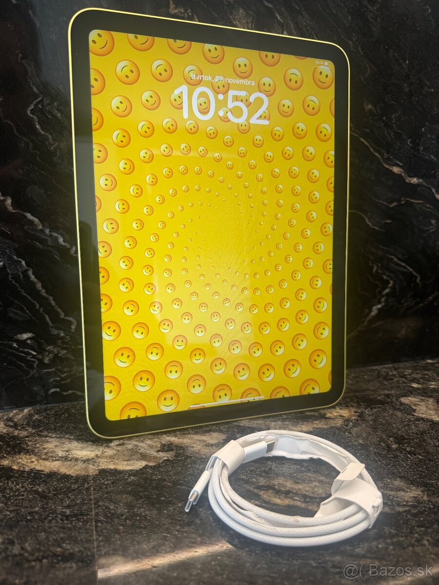 Nový Apple iPad 10.Gen 10.9”64gb Wifi Yellow v záruke - 2