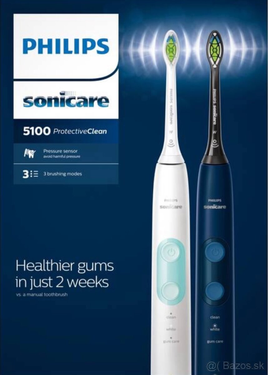 Sonicare 5100 Sonická zubná kefka s cestovným puzdrom (1+1) - 2