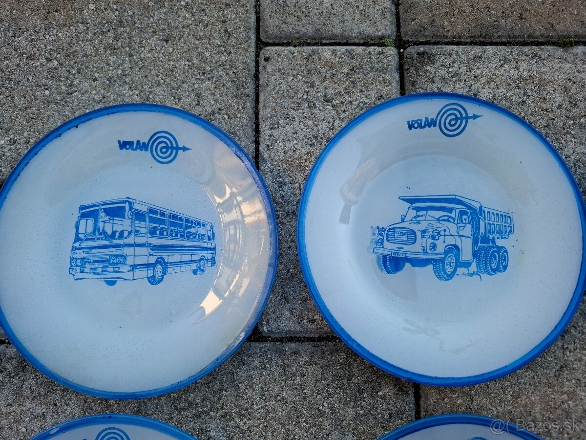 Súprava tanierov Tatra,Rába, Lada... - 2