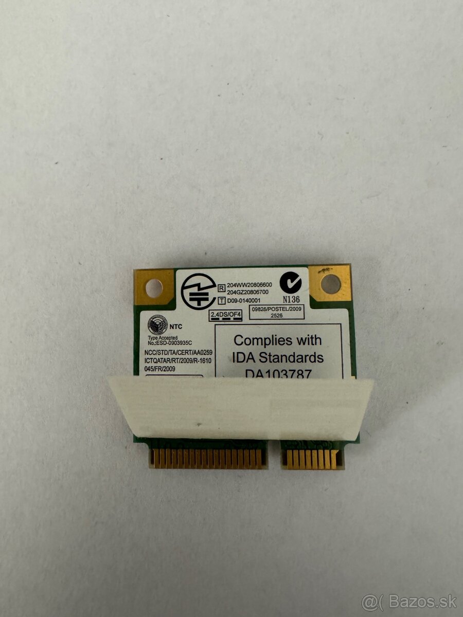 #09 - Wifi adaptér Mini PCI Express Ralink RT3090 - 2