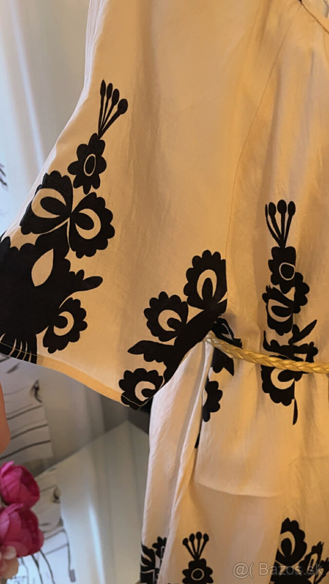 čierno béžové šaty - 2