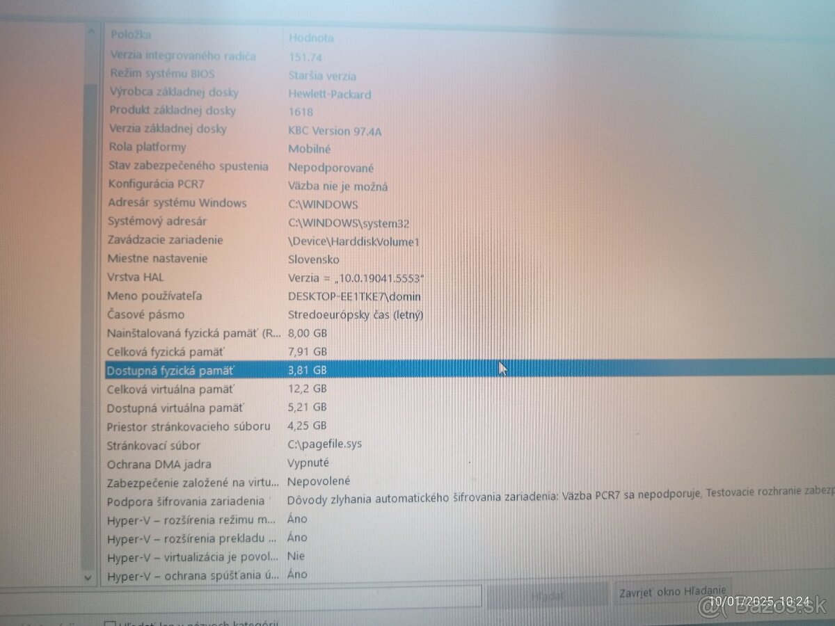 predám HP Elitebook 8560p - 2