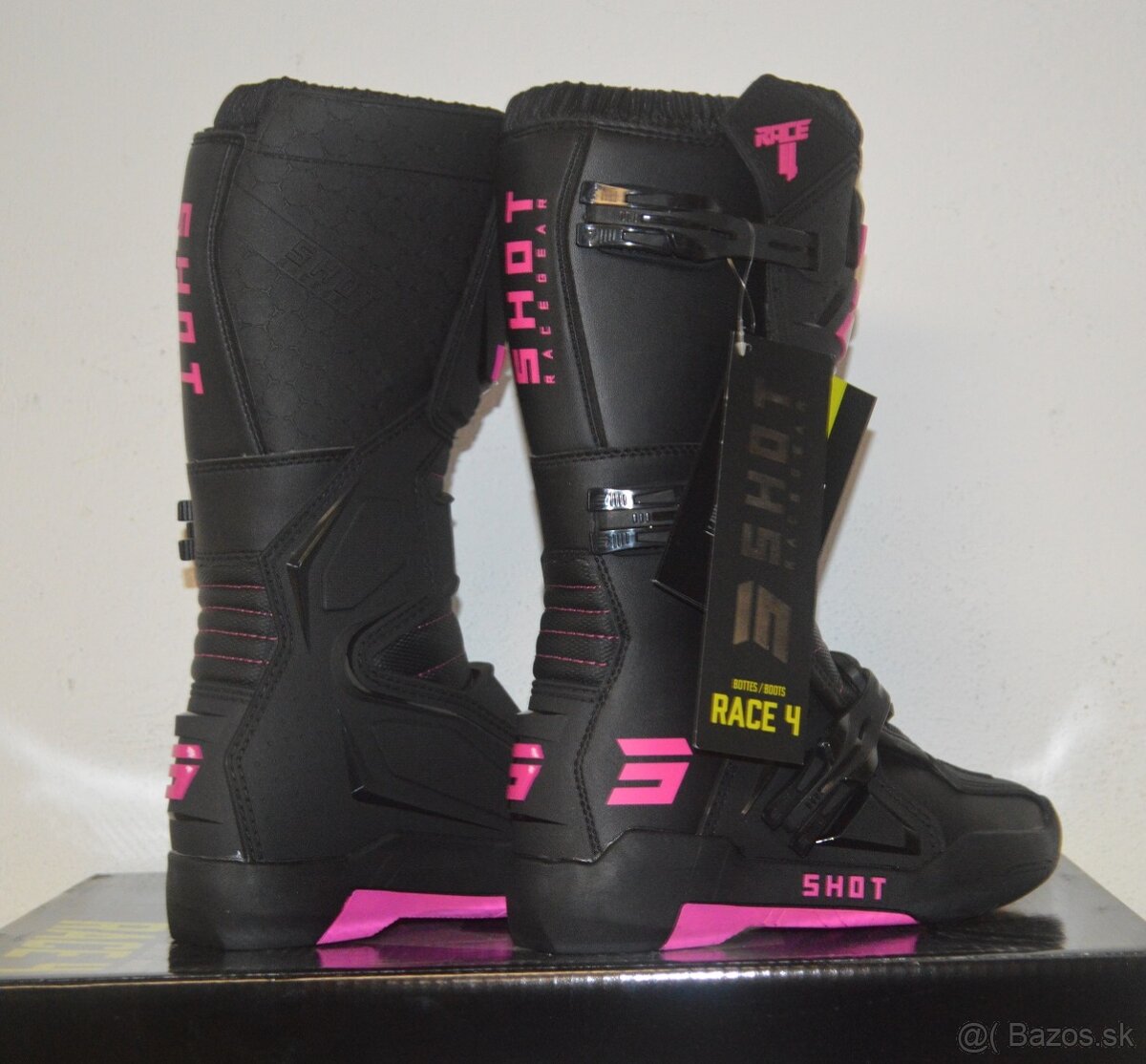 Topánky ružové fluo SHOT - 2