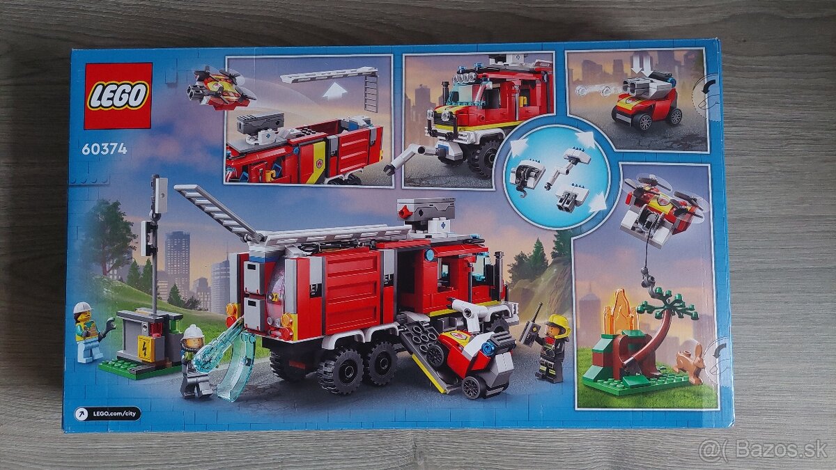 Lego city 60374 hasicske auto - 2
