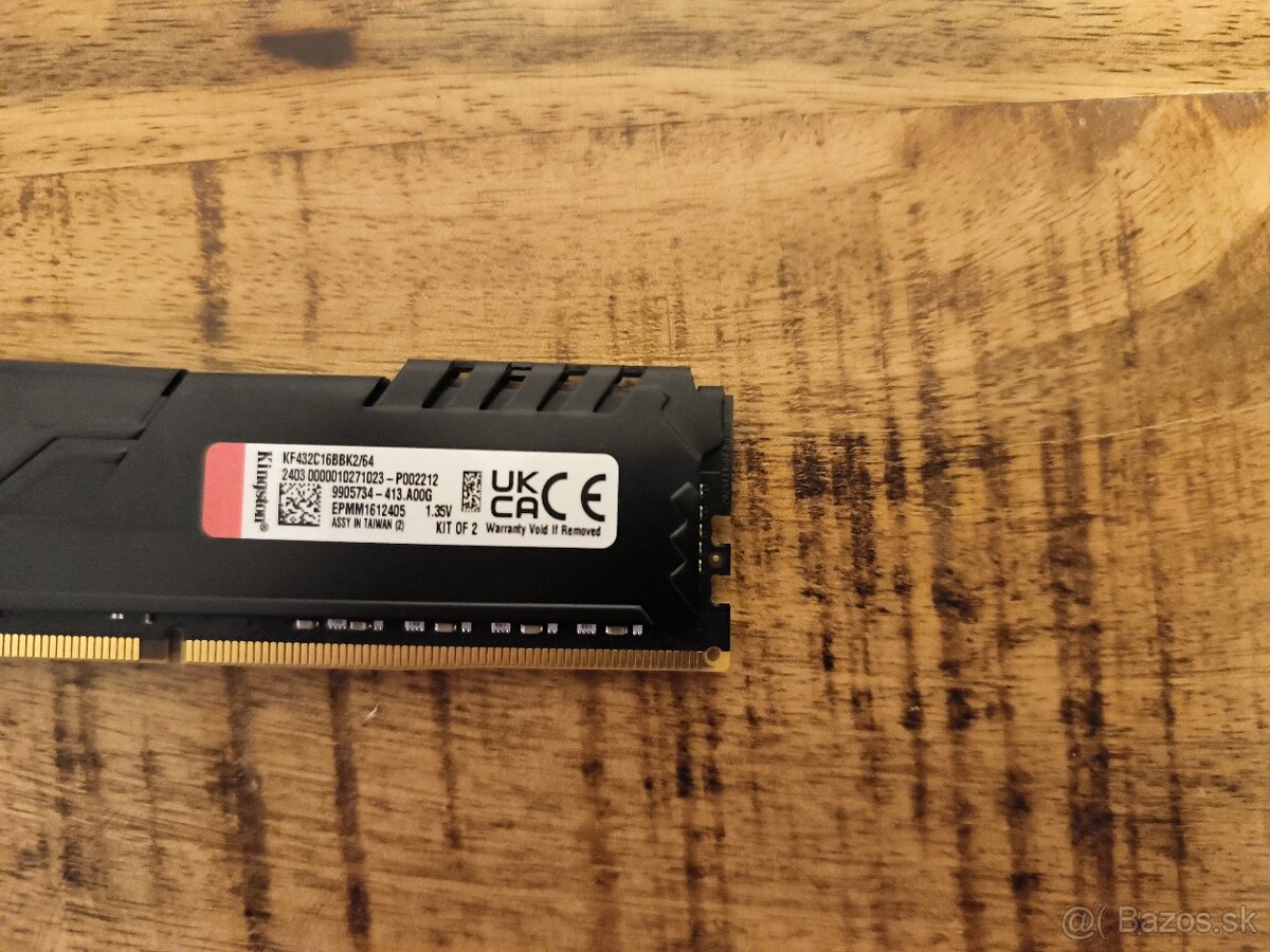 Kingston fury 32gb ddr4 - 2