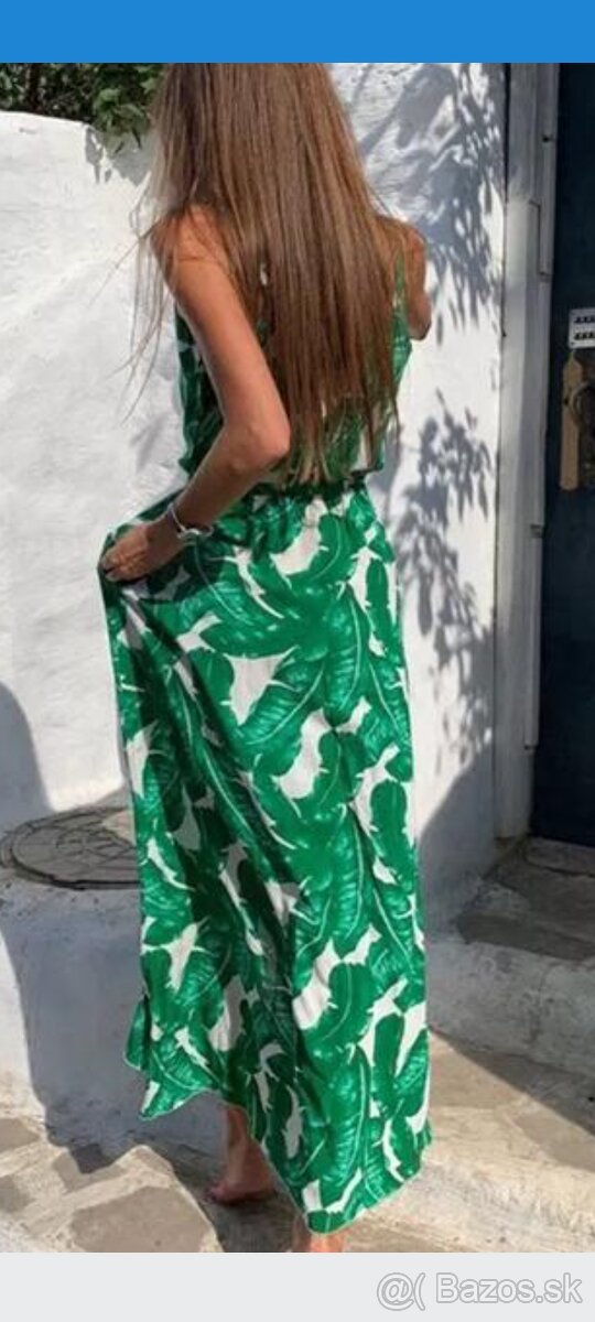 Šaty s tropickou potlačou - 2