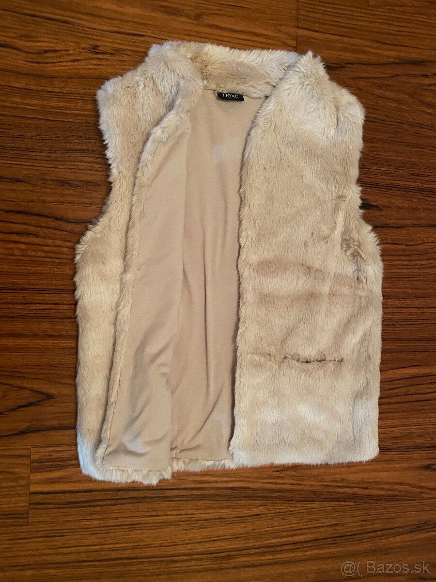 Dámska vesta NEXT béžová - 2