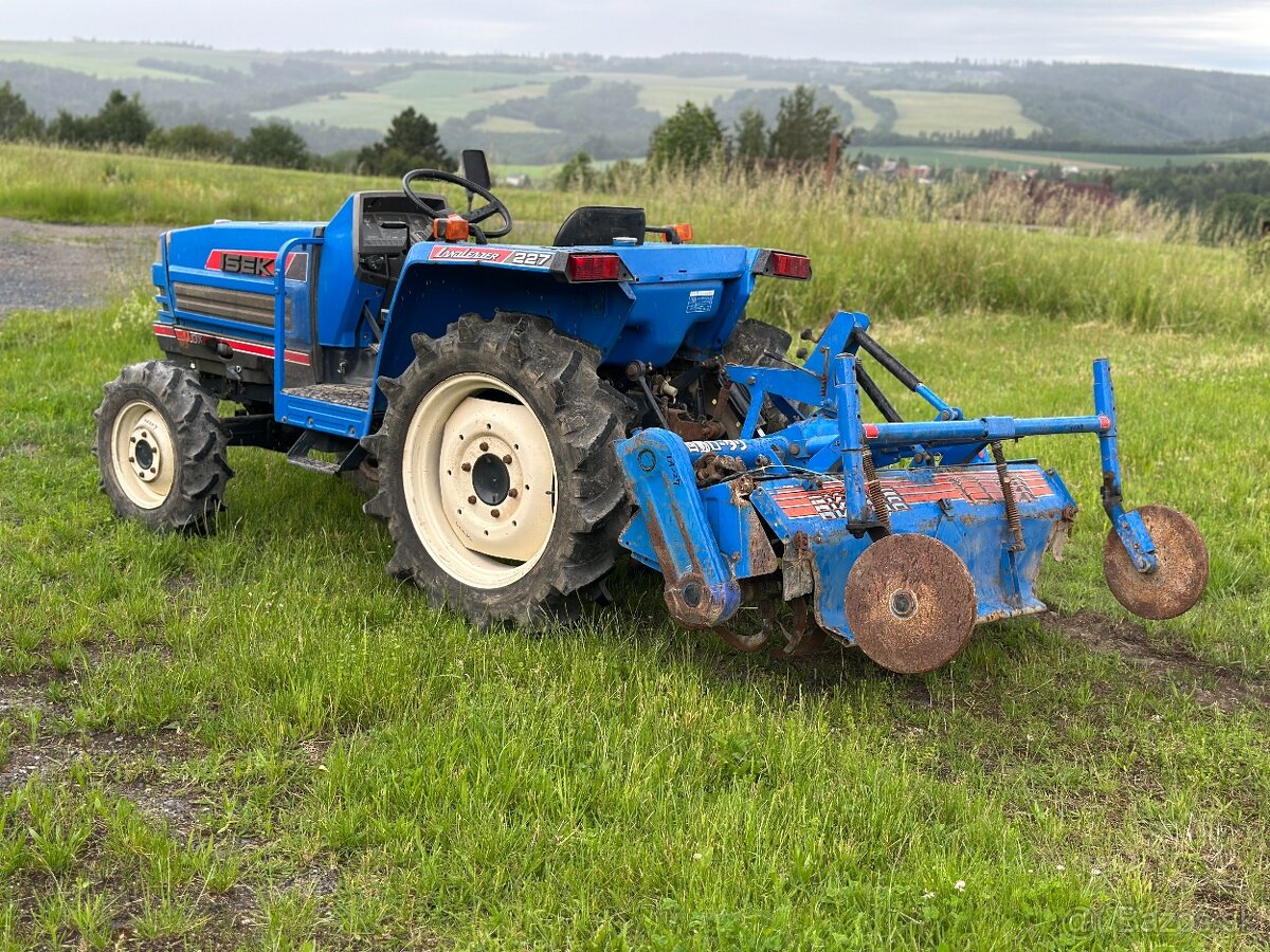 Malotraktor Iseki TA227F + rotavator - 2