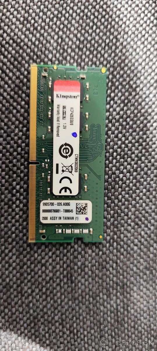 DDR4 8GB 2666hz notebook - 2
