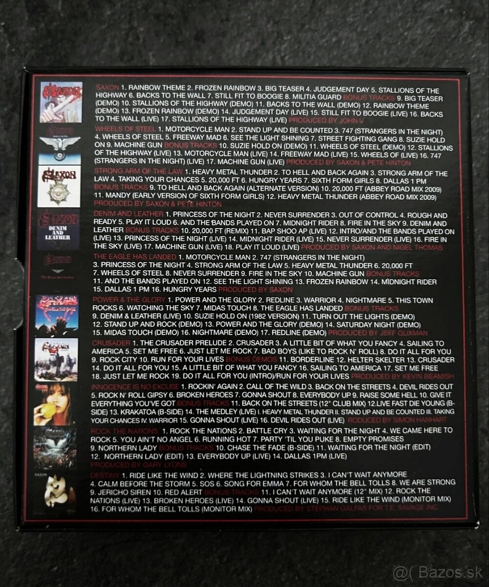 Saxon - Complete albums 1979 - 1988 - 2
