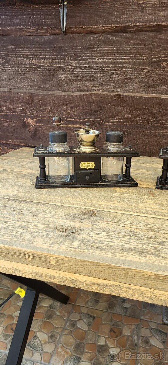 Mlynčeky na kavu s nadobkami - 2