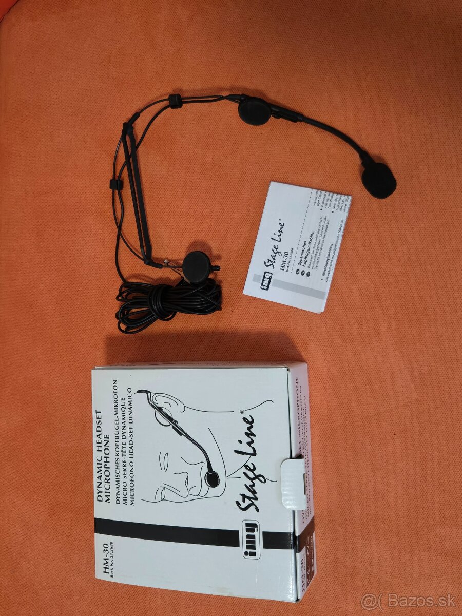 Náhlavný mikrofón StageLine HM-30 - 2