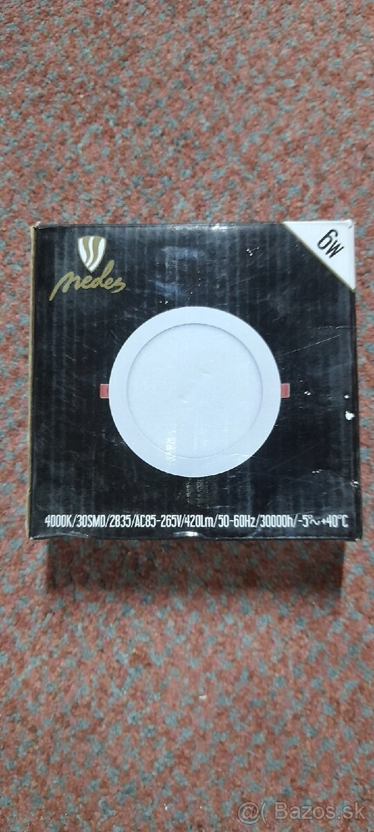 Led svetlá 6W - 10ks - 2