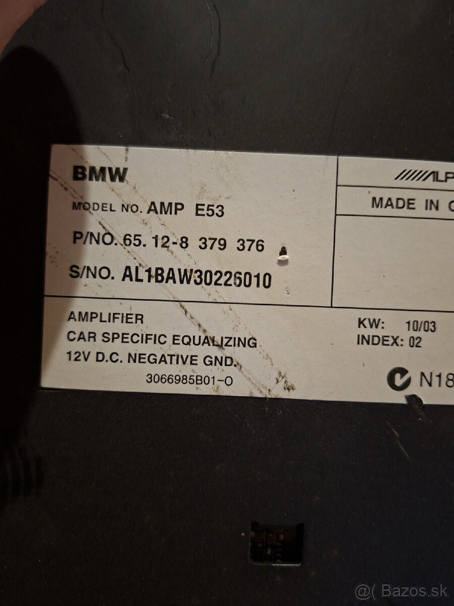 Zosilovač bmw e36 x5 e53 - 2