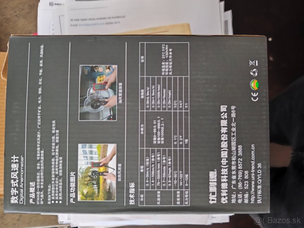 Merač rýchlosti vetra - 2