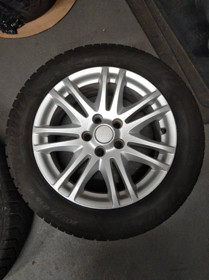 16" alu FORD,VOLVO + zimné pneumatiky. - 2