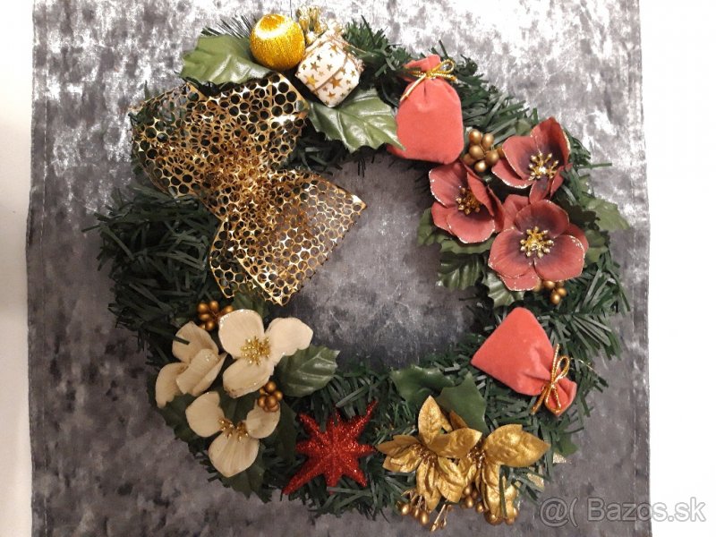 Adventný veniec a vianočné dekorácie - 2