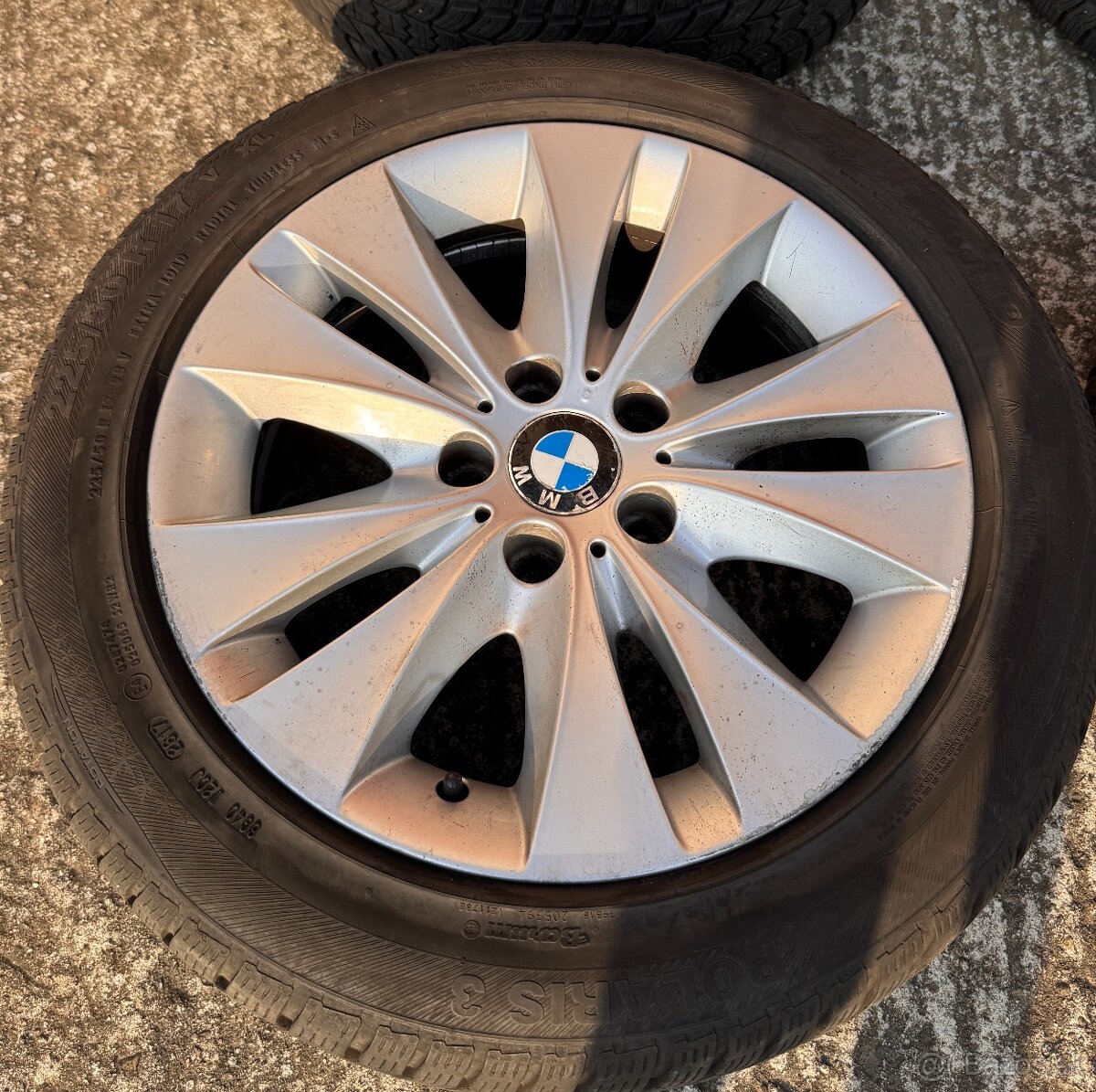 Originál BMW kolesá R17 na zimných pneu 225/50 R17 - 2