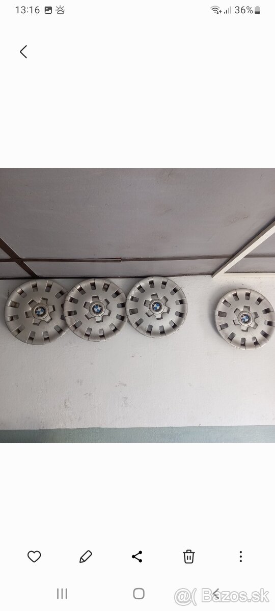 Predam puklice na BMW "15 - 2