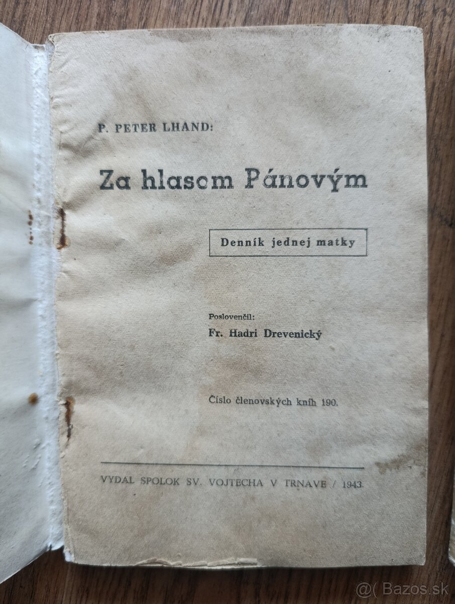 Staré knihy Slovenský štát - 2