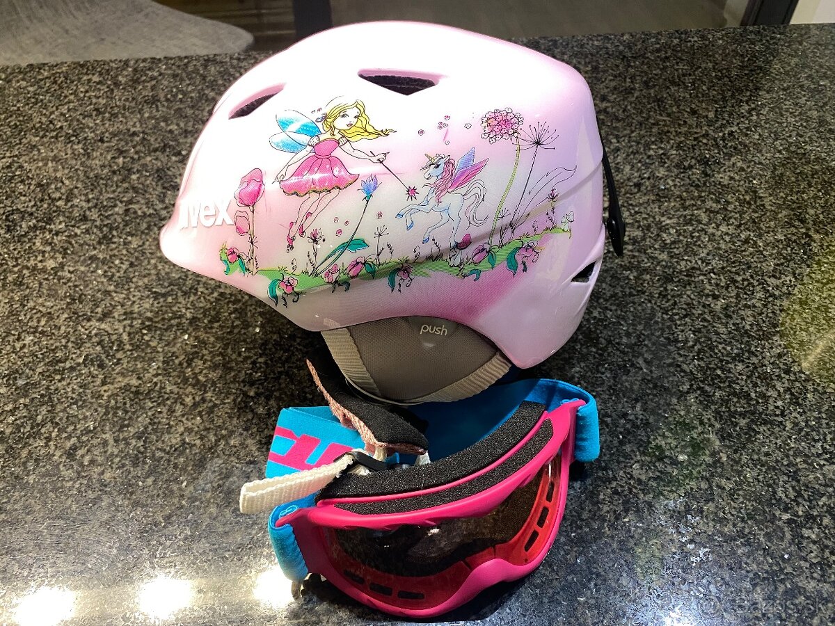 Detska prilba + okuliare - 2